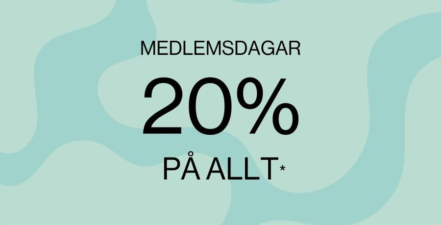 20% på allt*