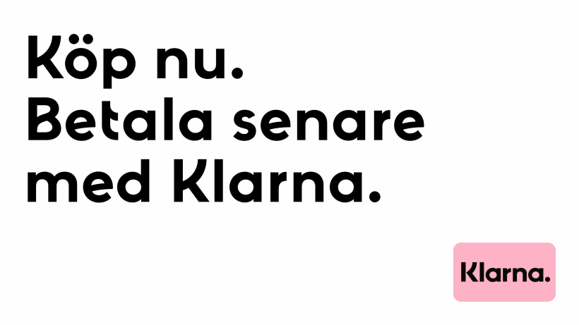 Köp nu. Betala senare med Klarna.