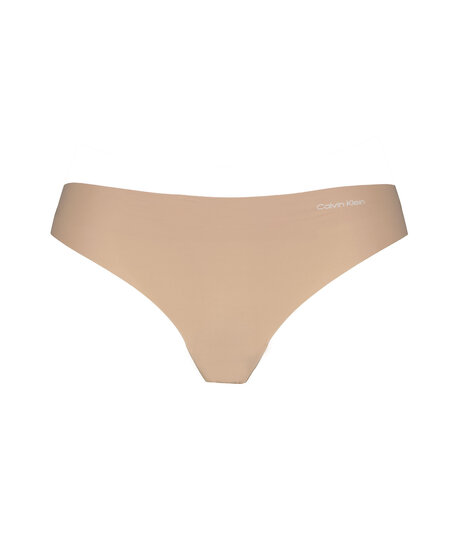 Produktfoto för Calvin Klein Trosor Invisibles Micro Thong Beige X-Small Dam