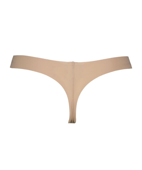 Alternativ bild 1 för Calvin Klein Trosor Invisibles Micro Thong Beige X-Small Dam