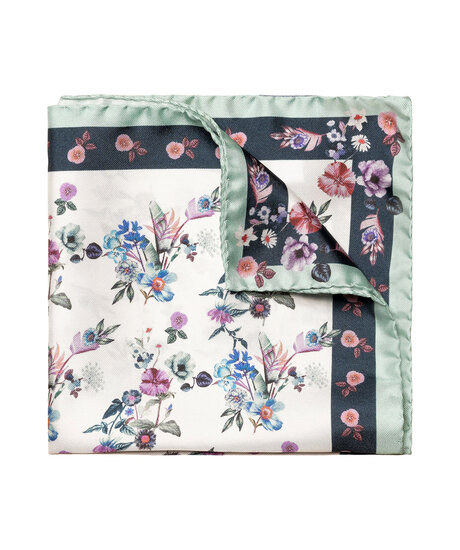 Product Image for Floral Silk Pocket Square