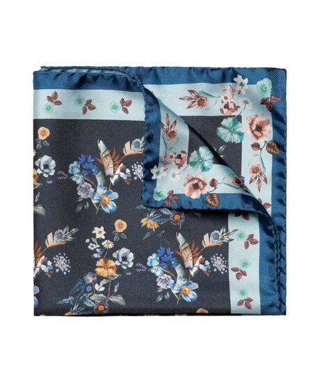 Product Image for Floral Silk Pocket Square