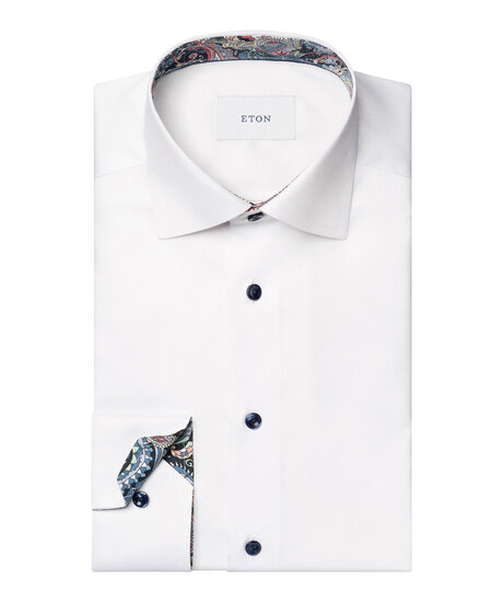 Twill Paisley Effect Slim