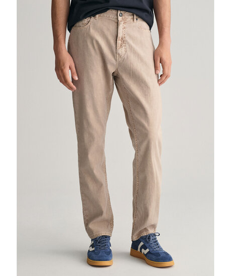 Cotton/Linen Reg Jeans
