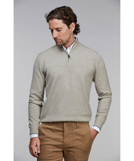 Product Image for Half Zip Diamond Knit