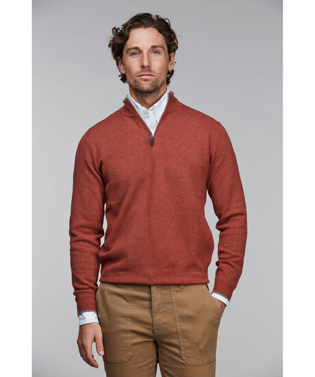 Product Image for Half Zip Diamond Knit