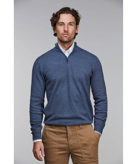 Product Image for Half Zip Diamond Knit