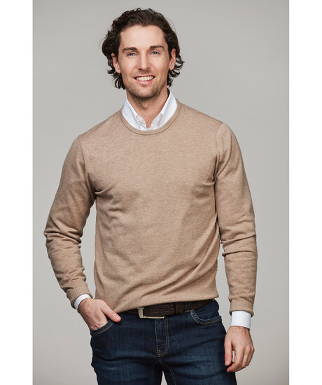 Crew Neck Patch Sweater
