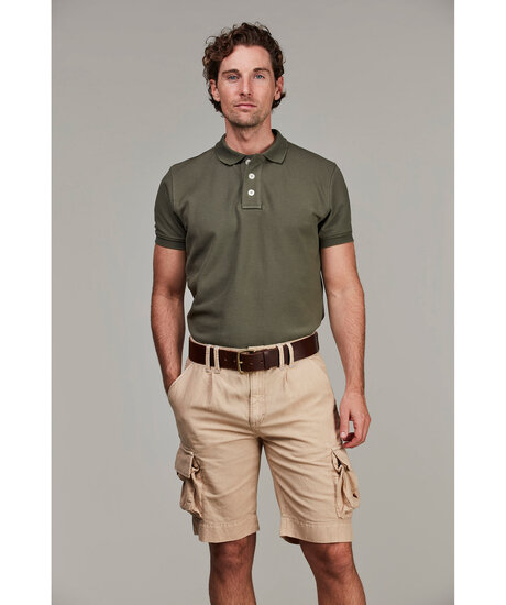 Linen Cargo Shorts