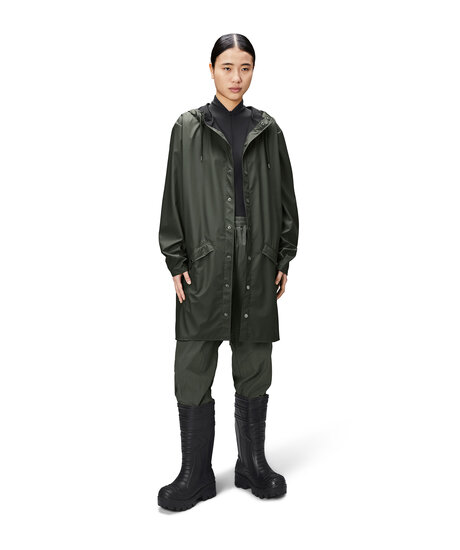 Alternativ bild 1 för Rains - Long Jacket W3 - Regnjacka - Green - M
