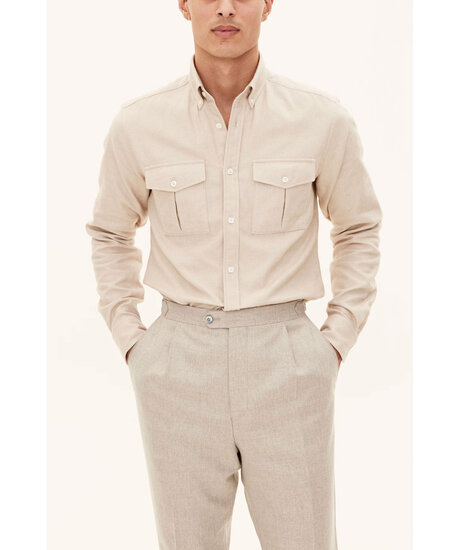 Brushed Twill Overshirt