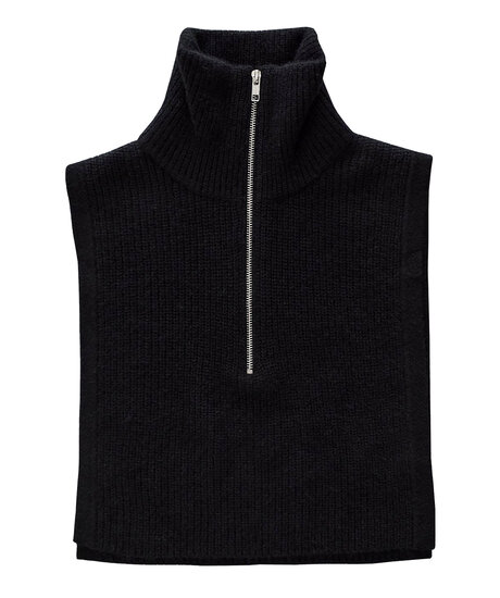 Product Image for Rib neck cashmere collar