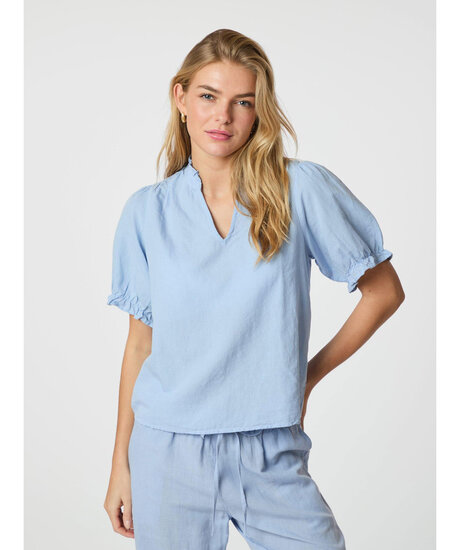 Neo Noir Odesa Linen Blouse