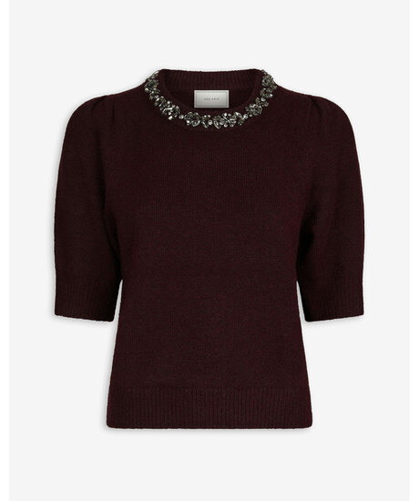 Maia Stone Knit blouse | Kvinna - Kläder - Hoodies & Tröjor - Stickade tröjor | ModeLejon