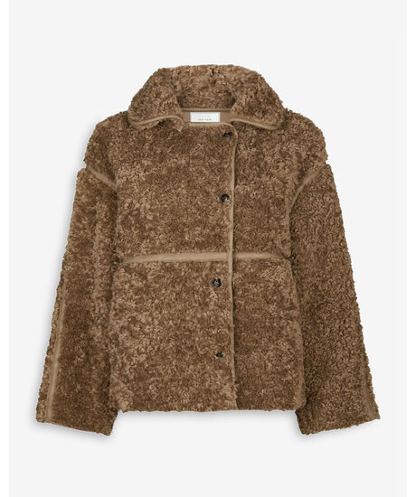 Neo Noir Castor Faux Fur Jacket