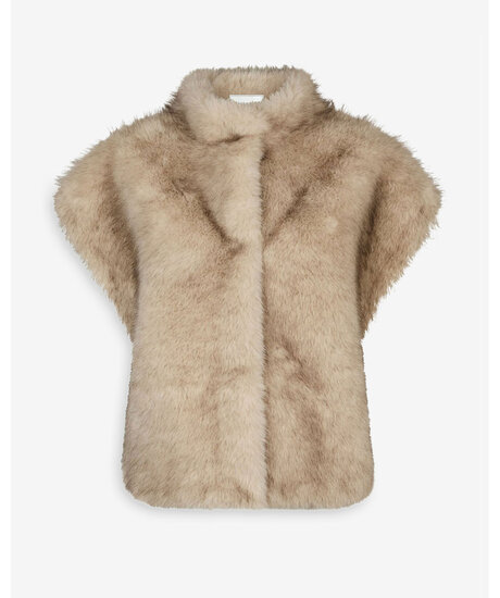 Neo Noir Kevini Faux Fur Vest