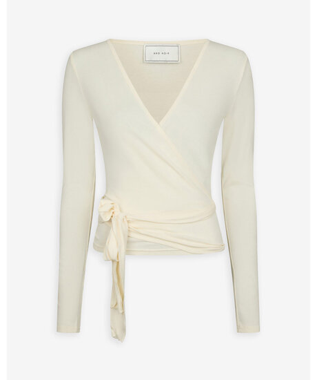 Nia Jersey Wrap Blouse | Kvinna - Kläder - Hoodies & Tröjor | ModeLejon