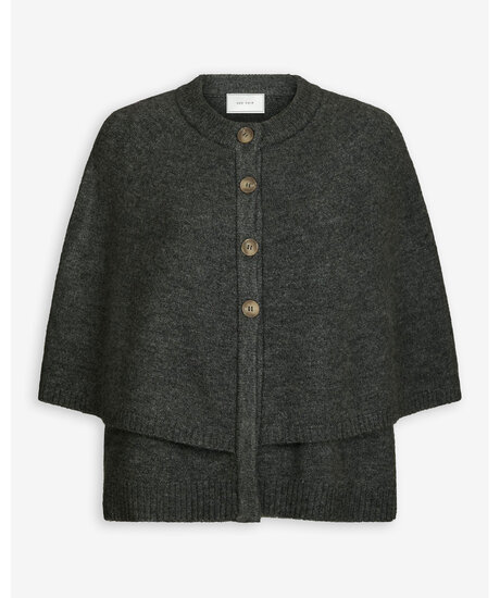 Josei double knit cape | Kvinna - Kläder - Hoodies & Tröjor - Stickade tröjor | ModeLejon