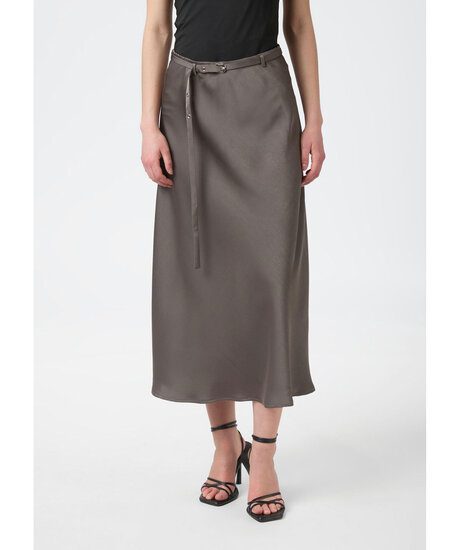 Neo Noir Innell Heavy Sateen Skirt