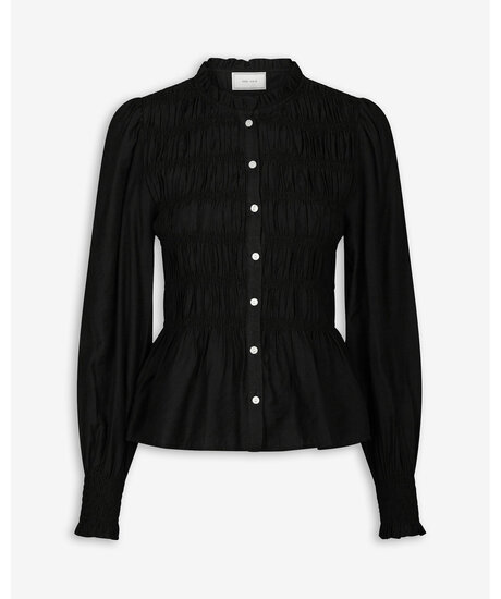 Neo Noir Mocca Smock Blouse