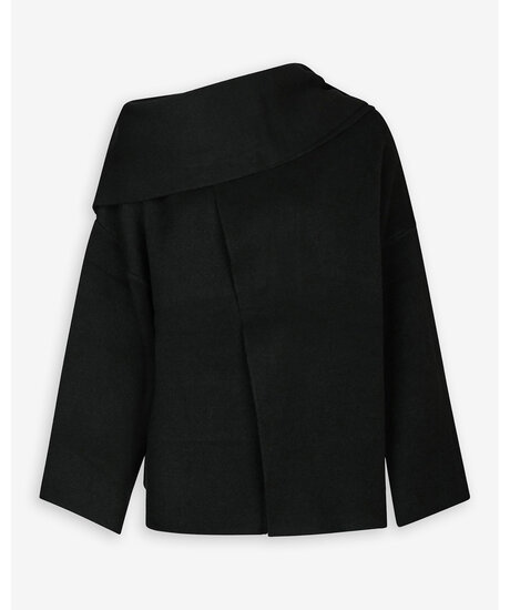 Wals Knit Scarf Blouse | Kvinna - Kläder - Hoodies & Tröjor - Stickade tröjor | ModeLejon