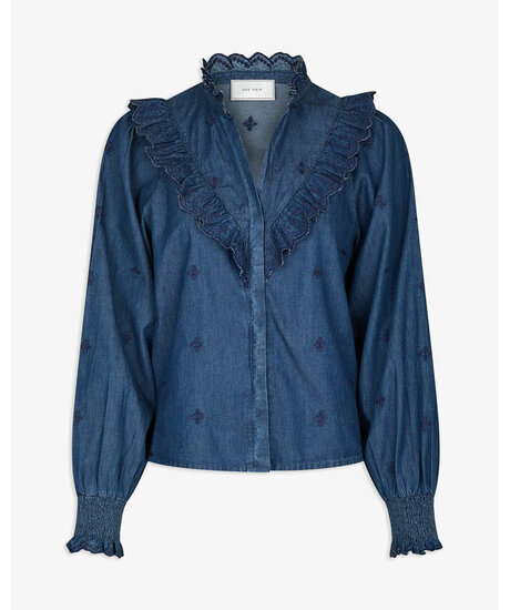 Degas Denim Blouse | Kvinna - Varumärken - Neo Noir | ModeLejon