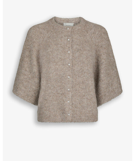 Amaya Fluffy Knit Cardiga | Kvinna - Varumärken - Neo Noir | ModeLejon