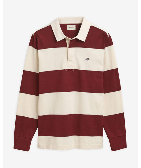 Striped heavy rugger | Man - Kläder - Pikétröjor - Långärmade pikétröjor | ModeLejon