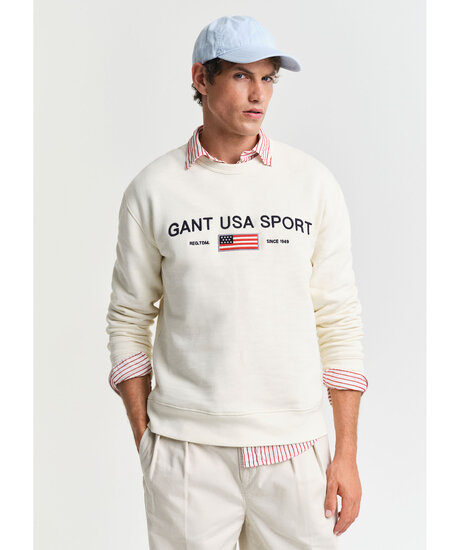 Graphic C-Neck Sweater