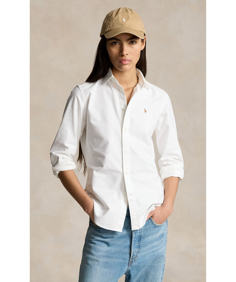 Ls button front shirt | Kvinna - Varumärken - Polo Ralph Lauren - Skjortor | ModeLejon