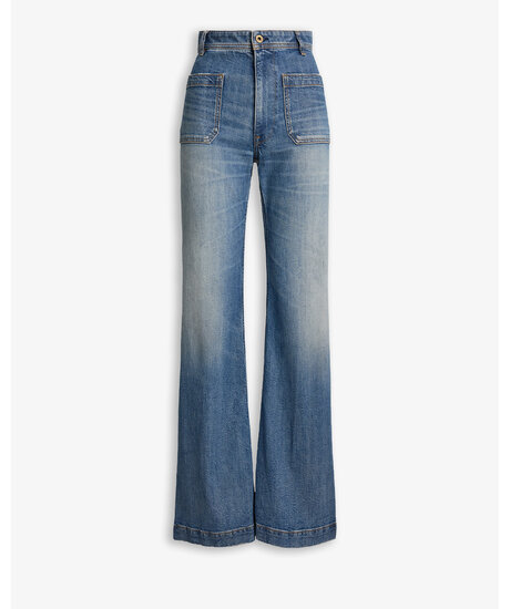 Woven Flare Jeans |  | ModeLejon