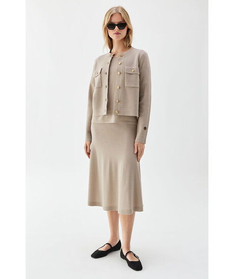 Allie Solid Cardigan