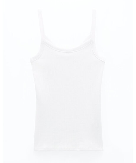 Fine rib singlet