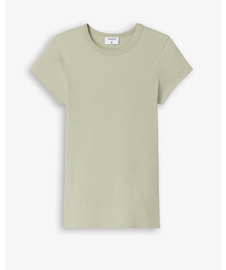 Fine Rib Tee |  | ModeLejon