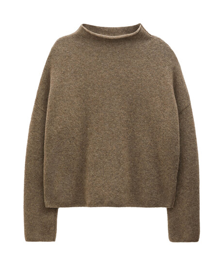 Mika yak funnelneck | Kvinna - Kläder - Hoodies & Tröjor - Stickade tröjor | ModeLejon