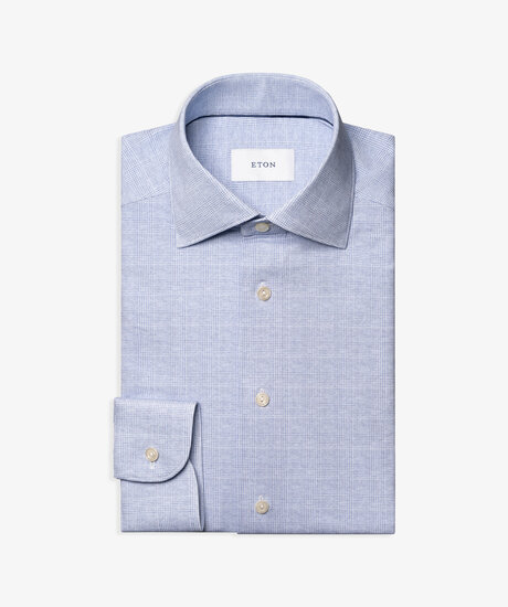Check Jersey Stretch Slim