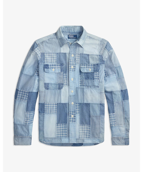 Indigo Patchwork Shirt | Kampanjer - interna kategorier - Temp | ModeLejon