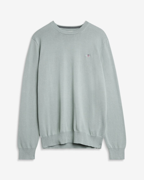 Classic Cotton C-Neck | Man - Varumärken - Gant - Tröjor - Stickade tröjor | ModeLejon