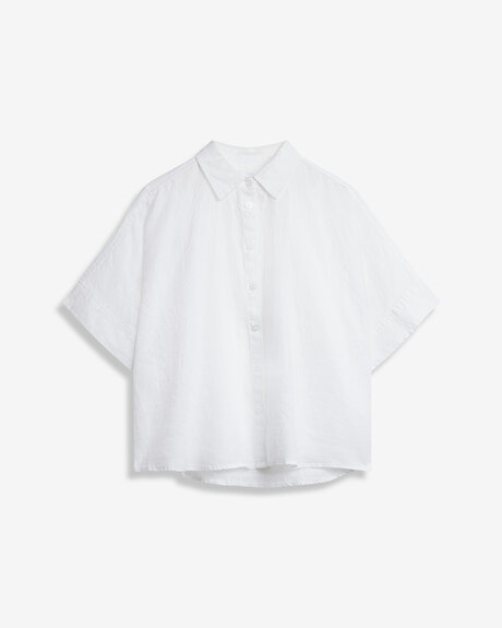 Malene Linen Blouse | Kvinna - Kläder - Skjortor - Kortärmade skjortor | ModeLejon