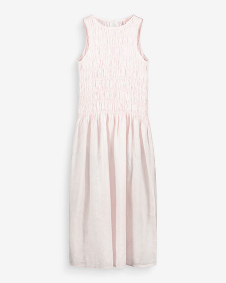 Linda Linen Dress | Kvinna - Varumärken - My Aurora - My Aurora Pink | ModeLejon