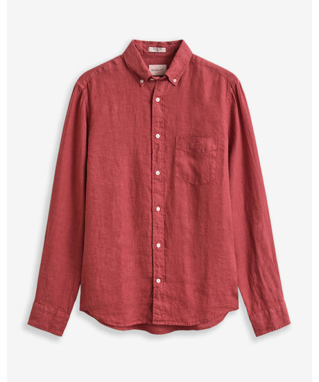 Reg Gmnt Dyed Linen Shirt | Man - Kläder - Skjortor - Linneskjortor | ModeLejon