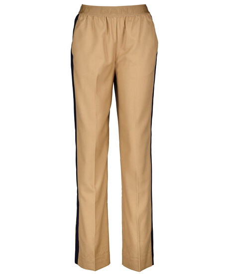 Wool Blend Straight Slack