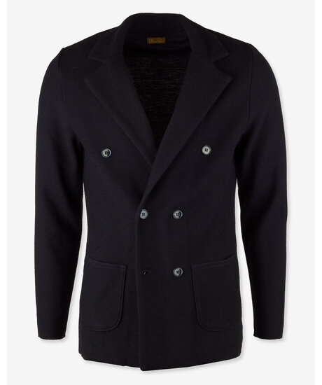 Blazer knitted doublebr | Kampanjer - 2512 Vinterrea 30% | ModeLejon