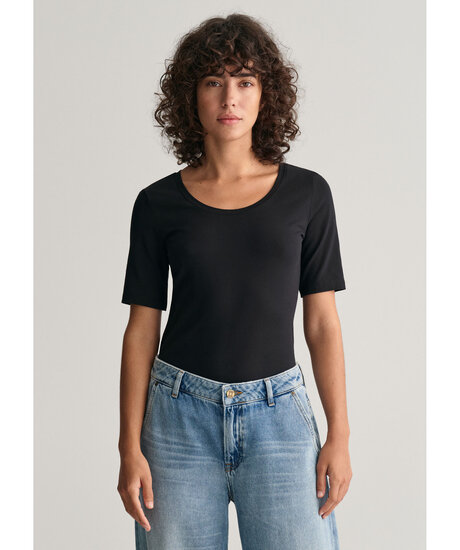 Gant Slim scoop neck top