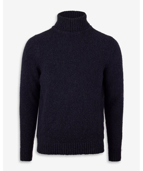 Knitted Rollneck Sweater | Man - Kläder - Hoodies & Tröjor - Stickade tröjor | ModeLejon