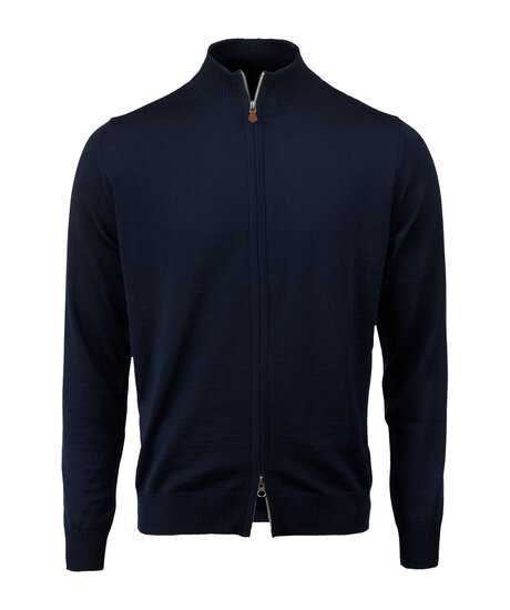 Zip Cardigan Merino