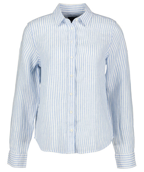 Product Image for Reg Linen Stripe Shirt