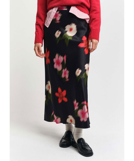 Floral print skirt