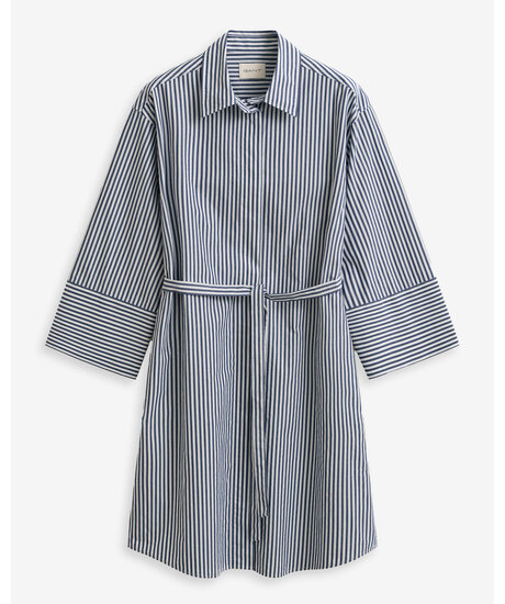 Stripe Poplin Belted Dres | Kvinna - Kläder - Klänningar - Sommarklänningar | ModeLejon