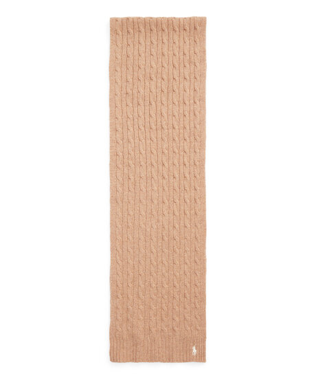 Classic cable scarf